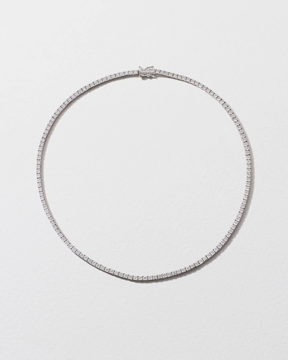 Diamond Tennis Necklace - Image 3
