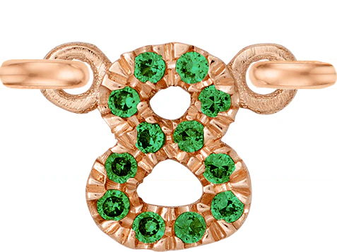 Rose Gold, Green Garnet Number - Image 12
