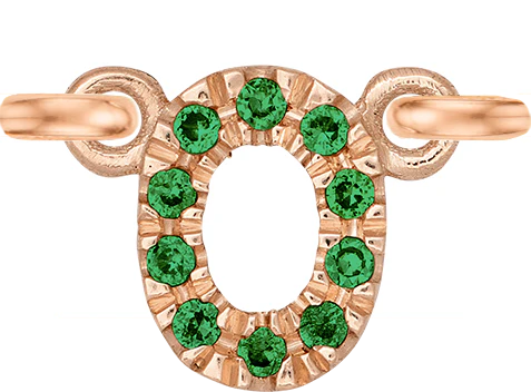 Rose Gold, Green Garnet Number - Image 3
