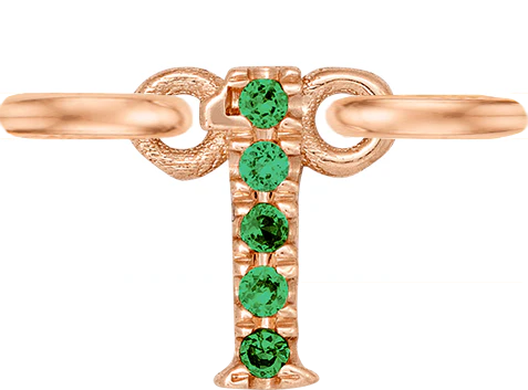 Rose Gold, Green Garnet Number - Image 4