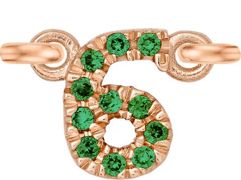 Rose Gold, Green Garnet Number - Image 9