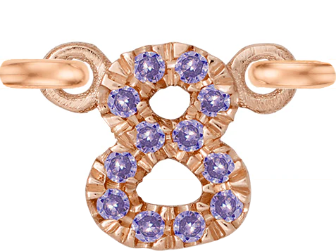 Rose Gold, Lilac Sapphire Number - Image 11