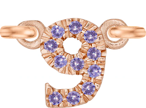 Rose Gold, Lilac Sapphire Number - Image 12