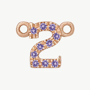 Rose Gold, Lilac Sapphire Number - Image 15