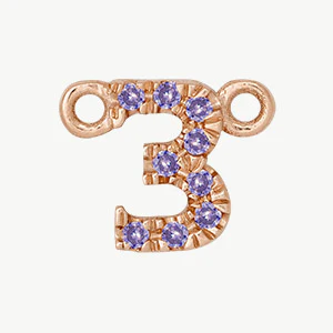 Rose Gold, Lilac Sapphire Number - Image 16