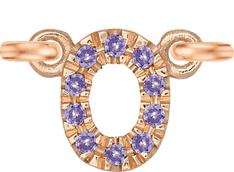 Rose Gold, Lilac Sapphire Number - Image 3