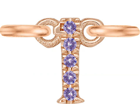 Rose Gold, Lilac Sapphire Number - Image 4