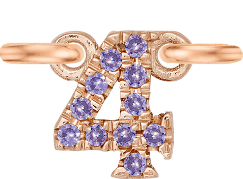 Rose Gold, Lilac Sapphire Number - Image 7