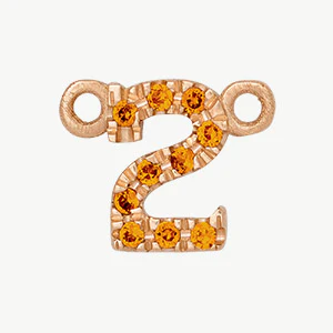 Rose Gold, Orange Sapphire Number - Image 15