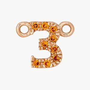 Rose Gold, Orange Sapphire Number - Image 16