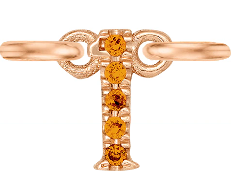 Rose Gold, Orange Sapphire Number - Image 4
