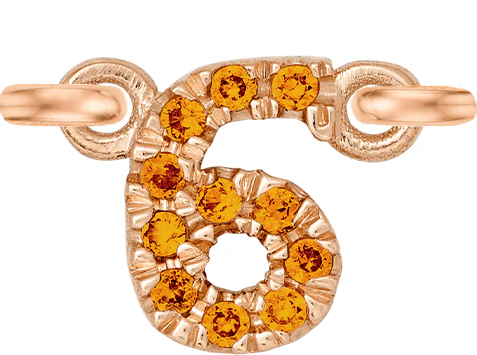 Rose Gold, Orange Sapphire Number - Image 9