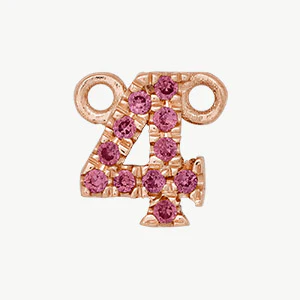 Rose Gold, Pink Sapphire Number - Image 17