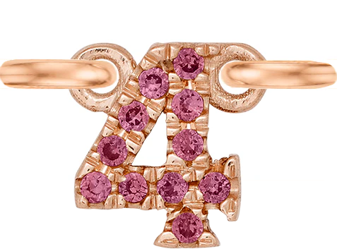 Rose Gold, Pink Sapphire Number - Image 7
