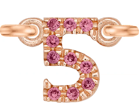 Rose Gold, Pink Sapphire Number - Image 8