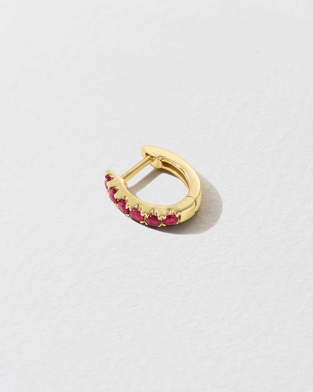 Ruby Huggie Earring - Image 3
