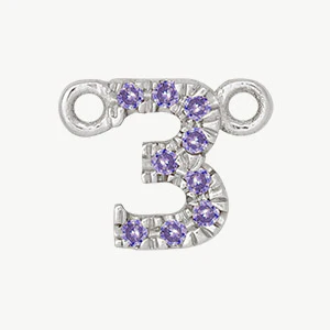 White Gold, Lilac Sapphire Number - Image 16
