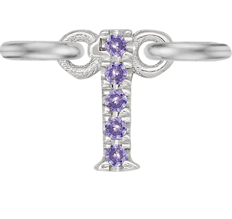 White Gold, Lilac Sapphire Number - Image 4