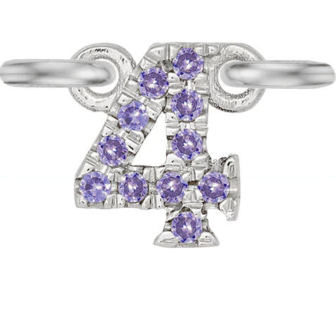 White Gold, Lilac Sapphire Number - Image 7