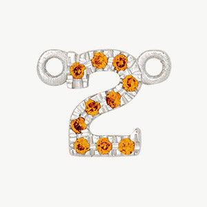 White Gold, Orange Sapphire Number - Image 15