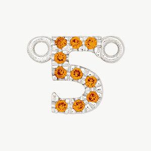 White Gold, Orange Sapphire Number - Image 18