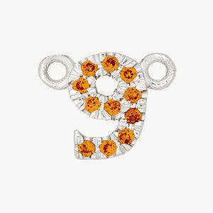 White Gold, Orange Sapphire Number - Image 22