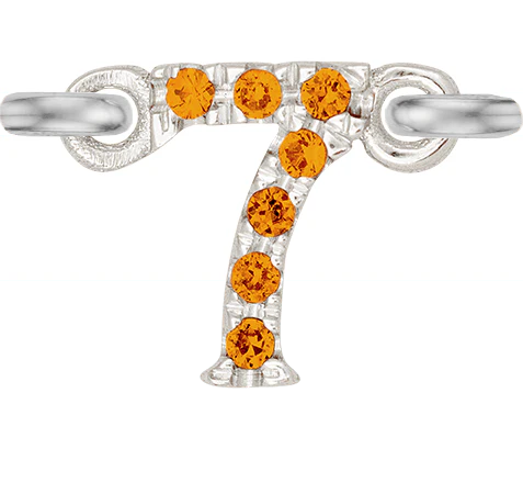 White Gold, Orange Sapphire Number - Image 6
