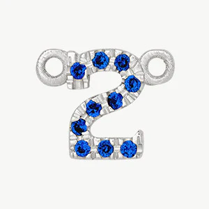 White Gold, Blue Sapphire Number - Image 20