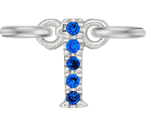 White Gold, Blue Sapphire Number - Image 4