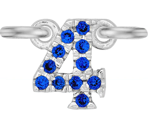 White Gold, Blue Sapphire Number - Image 7