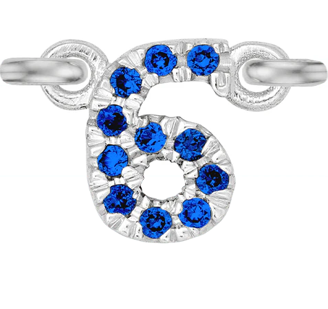 White Gold, Blue Sapphire Number - Image 9