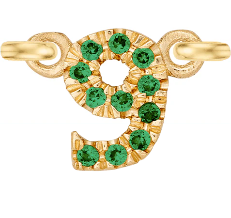 Yellow Gold, Green Garnet Number - Image 12