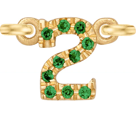 Yellow Gold, Green Garnet Number - Image 5