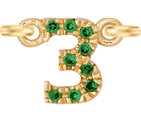 Yellow Gold, Green Garnet Number - Image 6