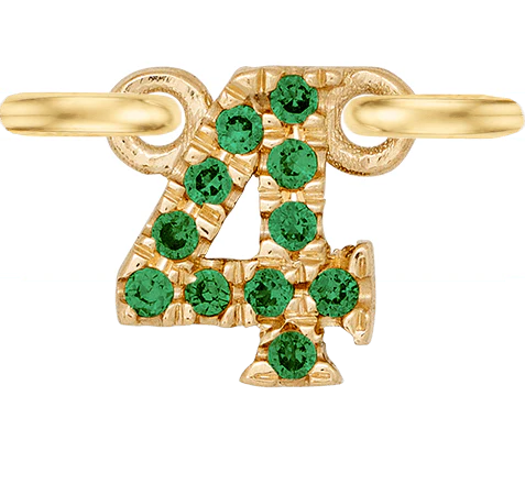 Yellow Gold, Green Garnet Number - Image 7