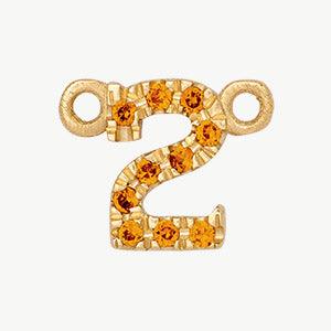 Yellow Gold, Orange Sapphire Number - Image 14