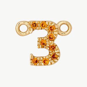 Yellow Gold, Orange Sapphire Number - Image 15