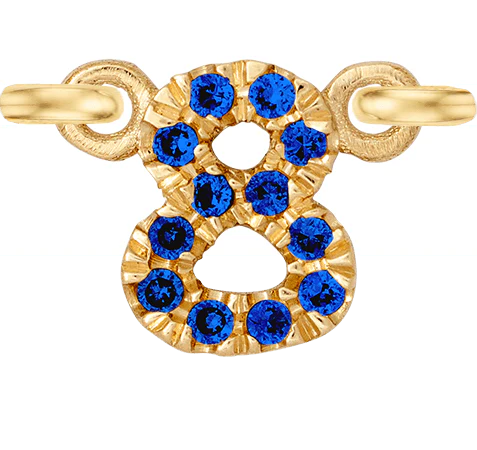 Yellow Gold, Blue Sapphire Number - Image 11