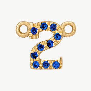 Yellow Gold, Blue Sapphire Number - Image 15