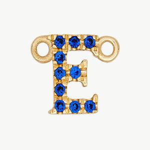 Yellow Gold, Blue Sapphire Letter - Image 33